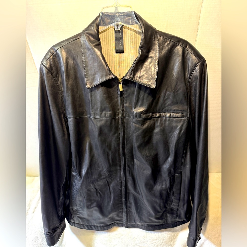 Rogue By Reilly Olmes 100% Genuine Leather Jacket Black Zip Up Men’s Size XXL
